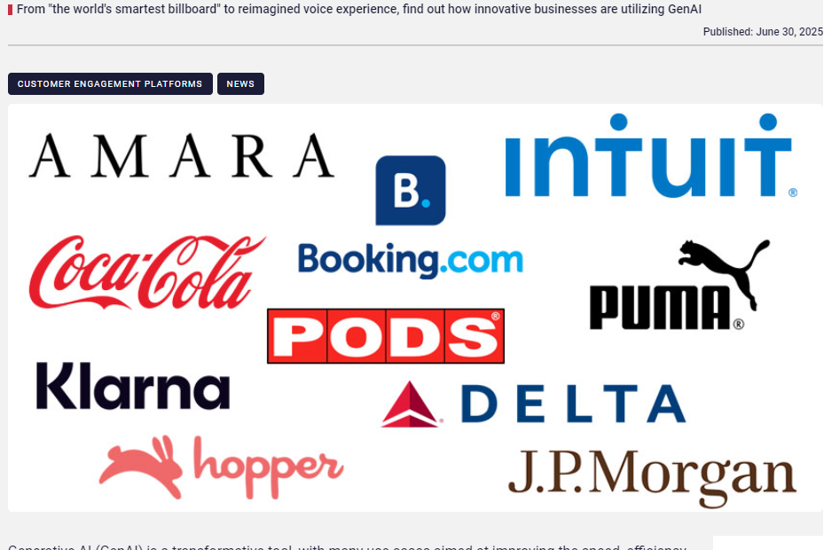 10 marchi che hanno utilizzato l'intelligenza artificiale generativa per trasformare l'esperienza dei clienti